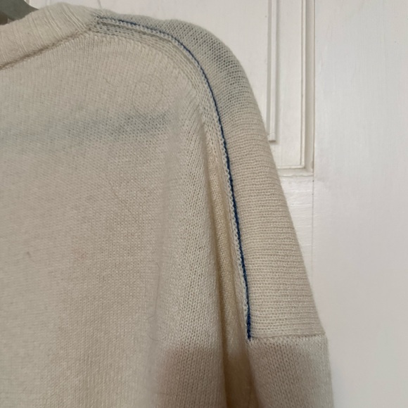 Italian Cashmere Cream V-Neck Sweater from Zadig & Voltaire - Picture 2 of 8